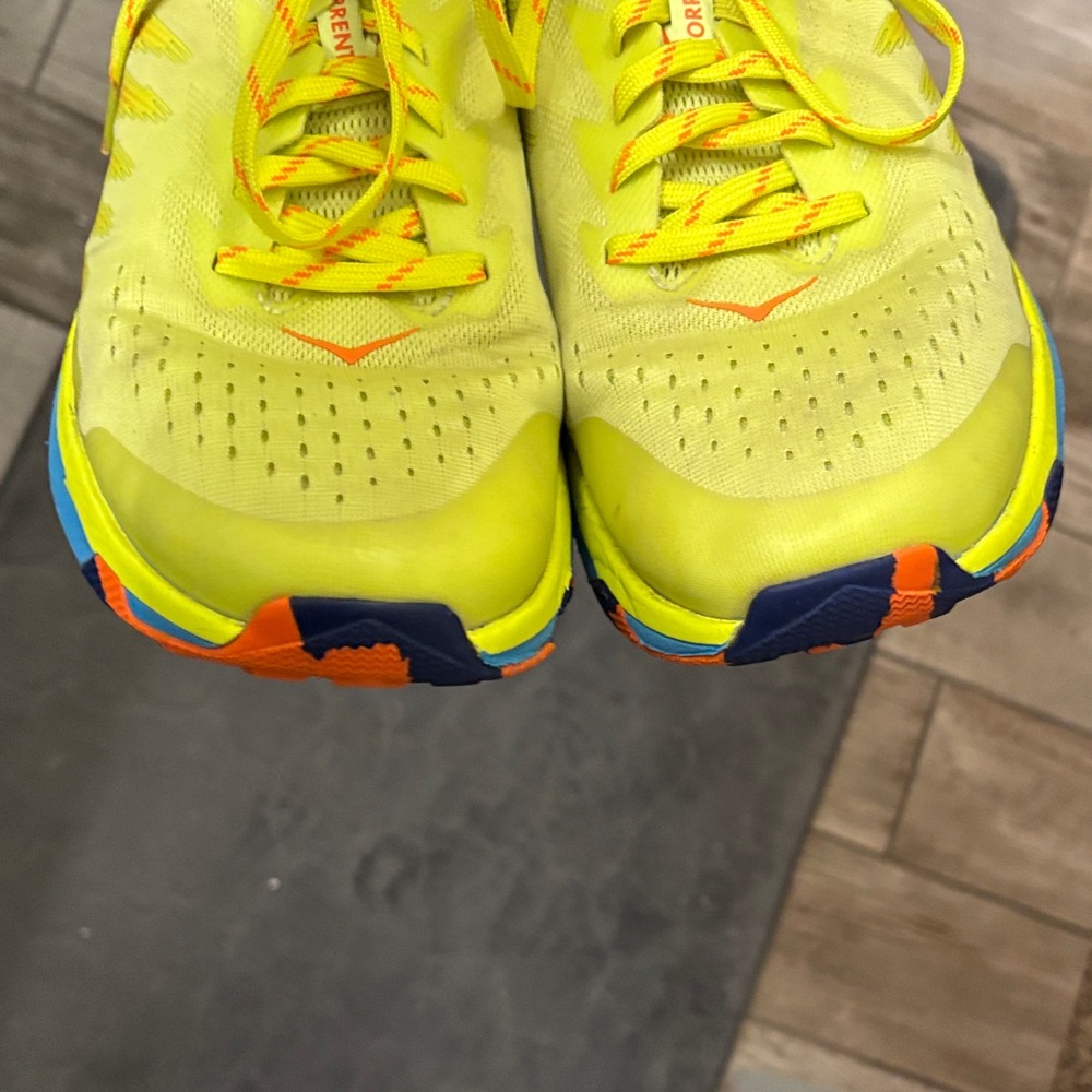 Hoka One One Men's Vibrant Yellow Athletic Shoes - Picture 6 of 8